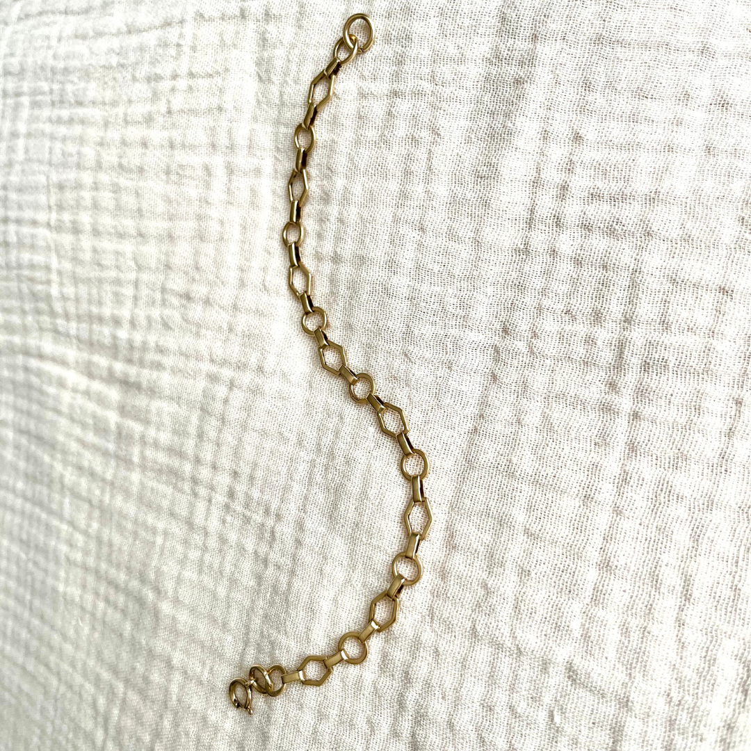 9ct Gold Chain Link Bracelet Vintage