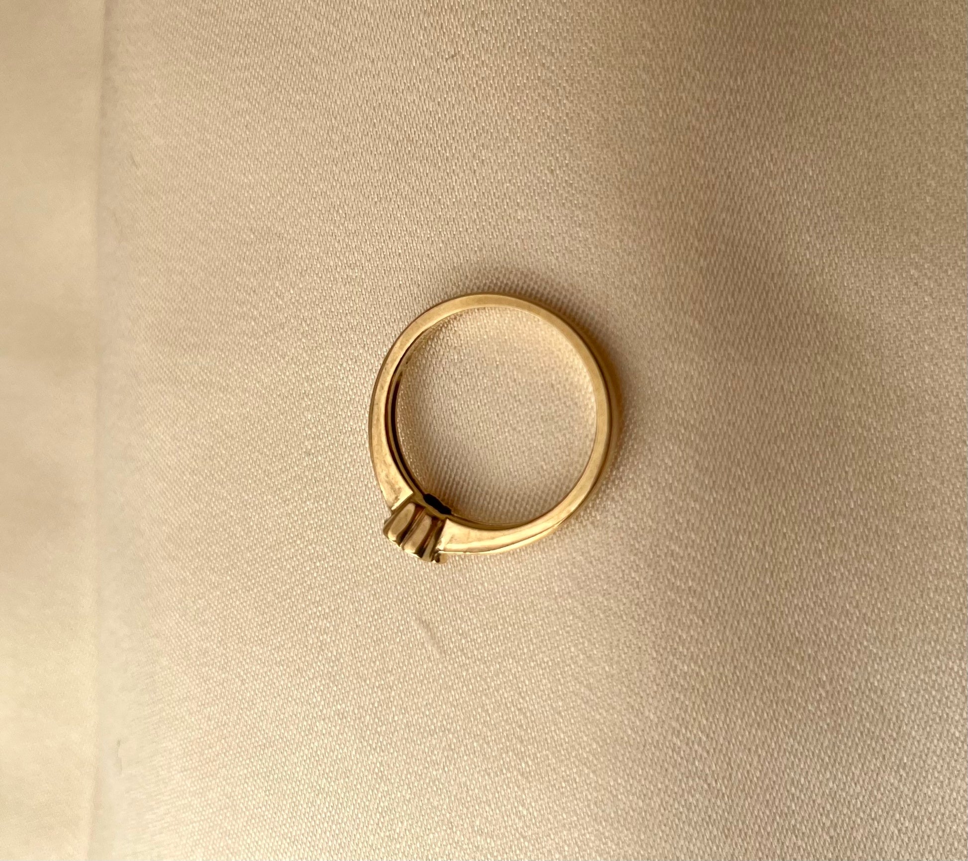 Vintage 9ct Gold Pink Diamond Cluster Ring, Size Q UK