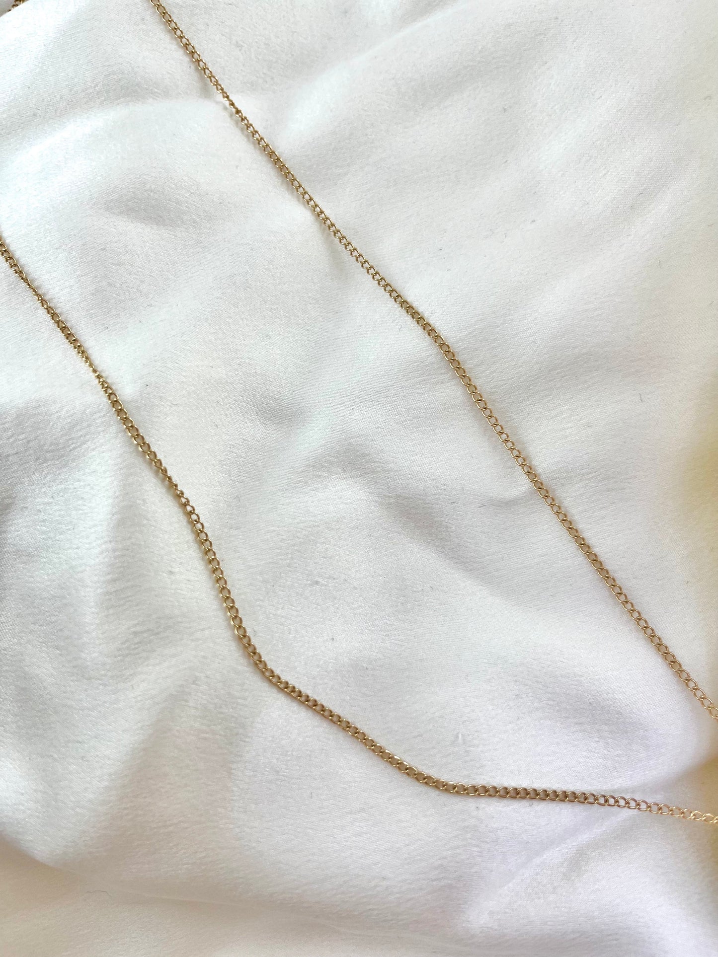 Vintage 9ct Gold Starburst Pendant with Long 9ct Gold Chain 55cm, attributed to Georg Jensen