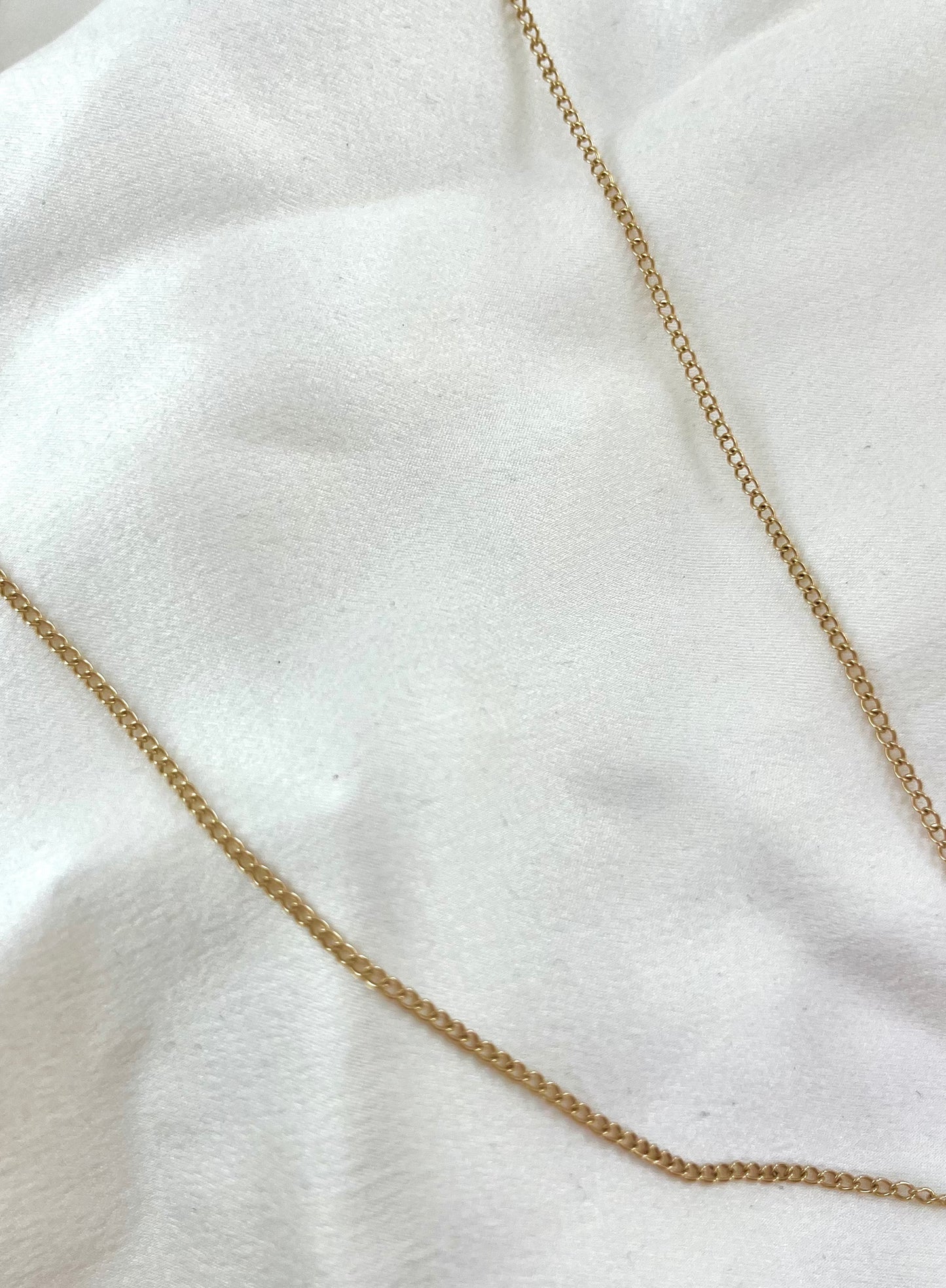 Vintage 9ct Gold Starburst Pendant with Long 9ct Gold Chain 55cm, attributed to Georg Jensen